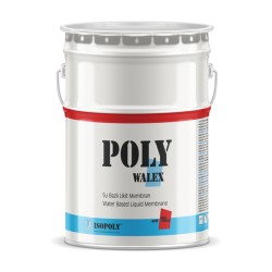 Poly Walex Bitüm - Kauçuk Esaslı Su Bazlı Elastik Likit Membranı